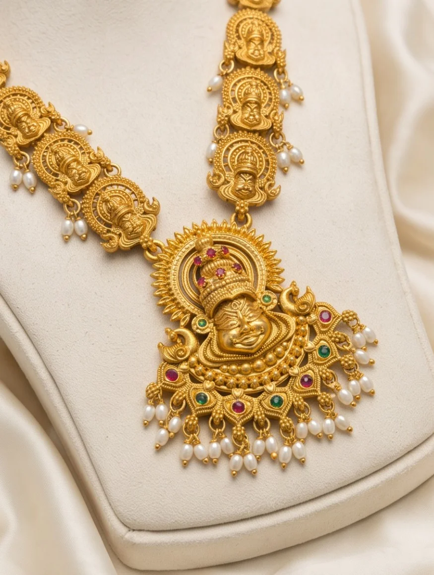 Venkateshwara Temple Jewellery Set,