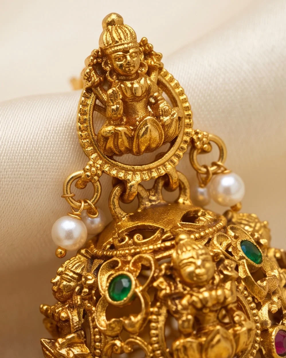 Traditional Indian Antique Earrings view 6