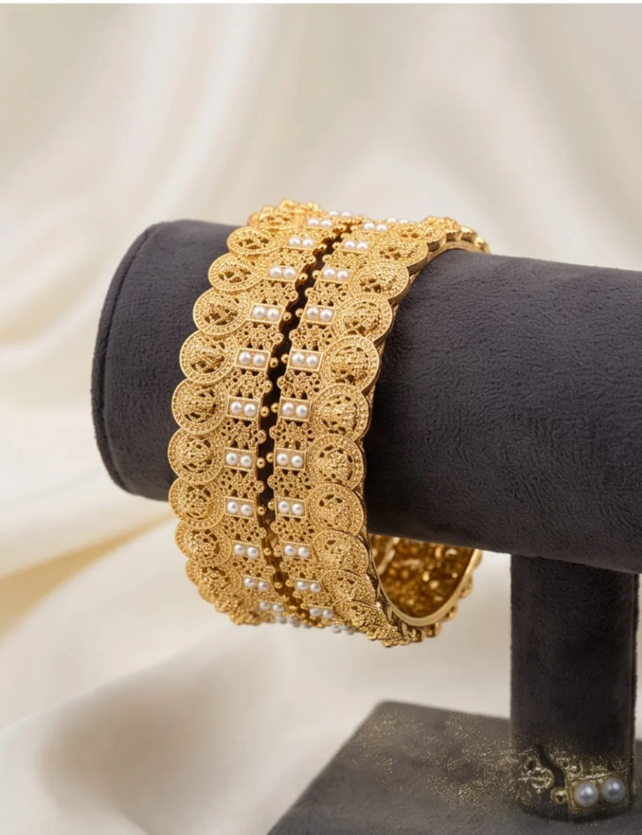 Youbella Gold-Plated Bangles view 3