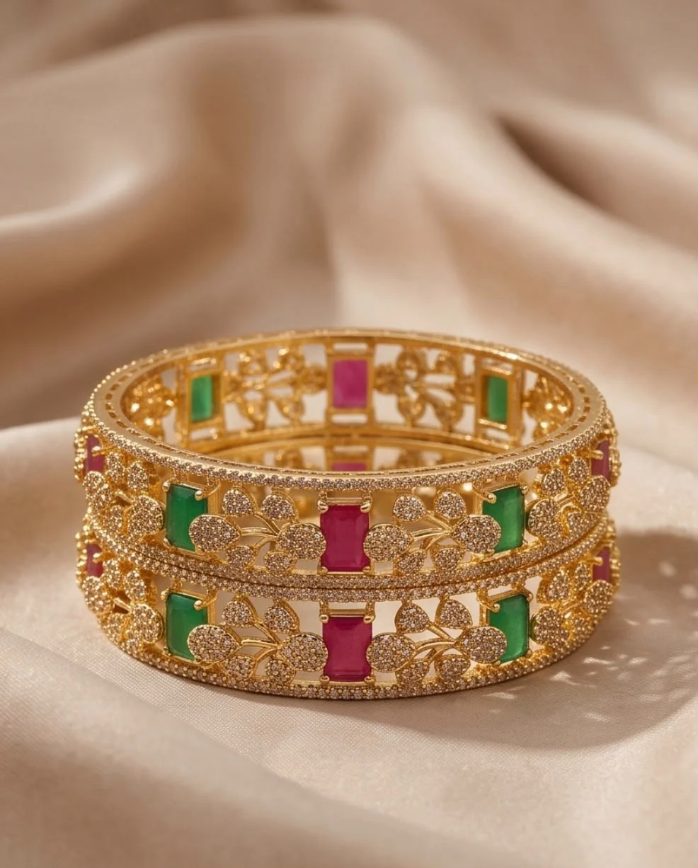 Sukkhi Gold-Plated Bangles