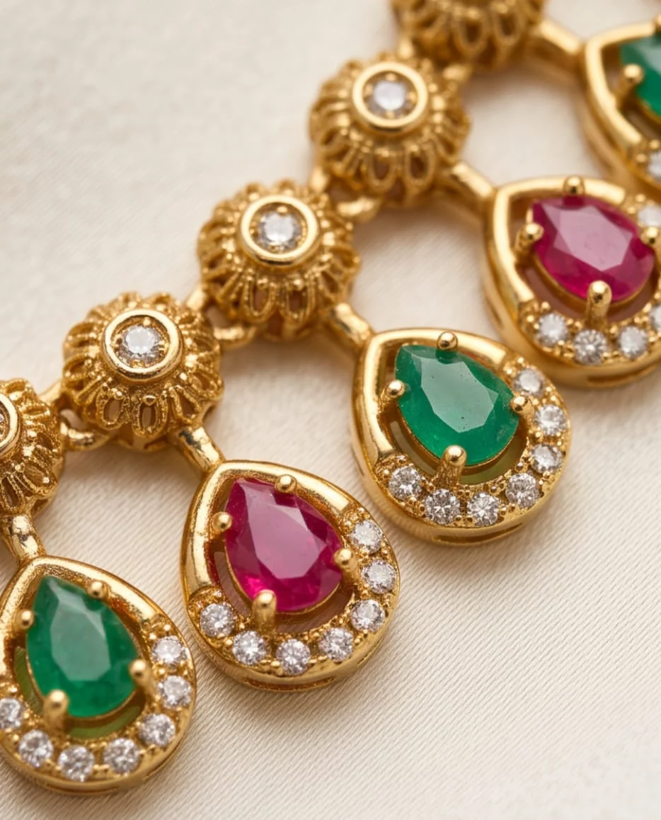 Athis Gold Toned Collar Necklace And Matching Earrings Set alternate view
