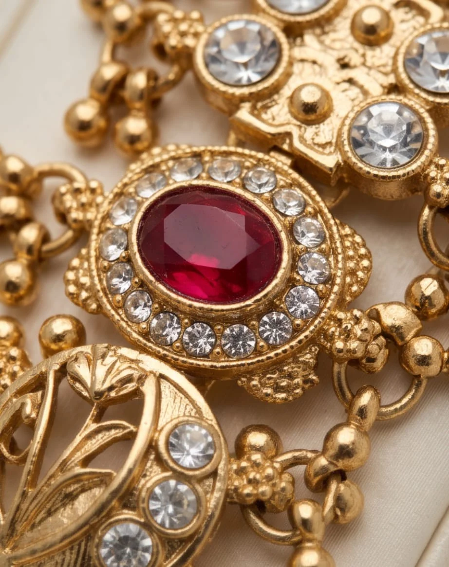Antique Style Kashmiri Bracelet Watch view 3