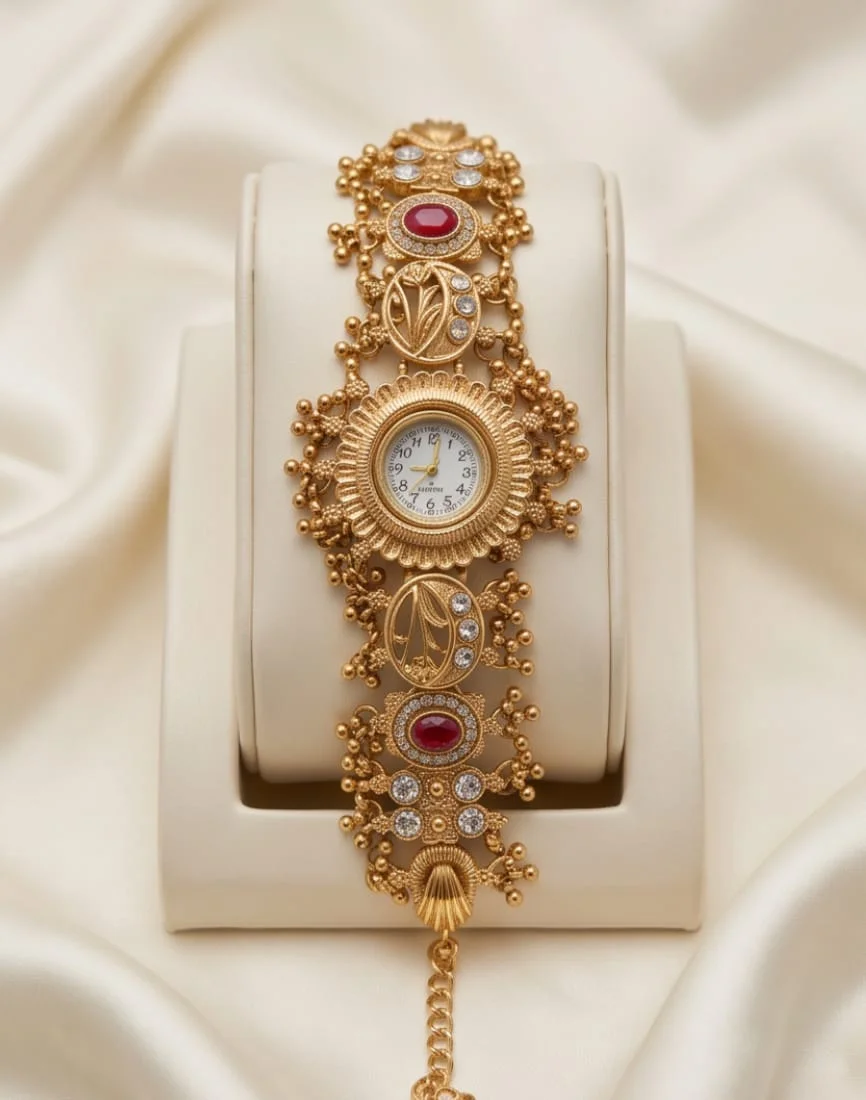 Antique Style Kashmiri Bracelet Watch