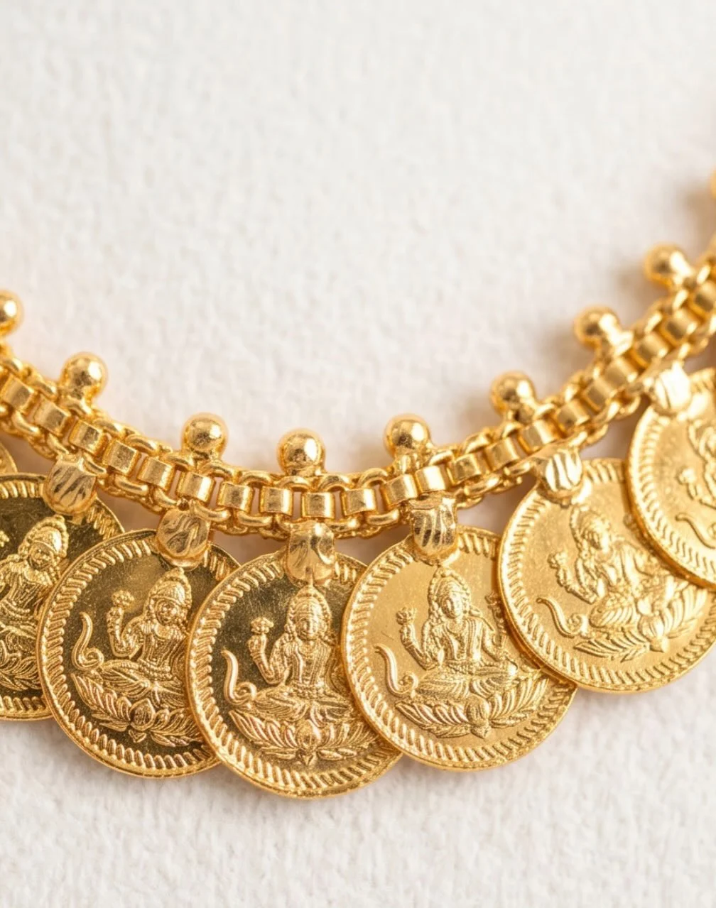 Gold Replica Kasu Mala view 3