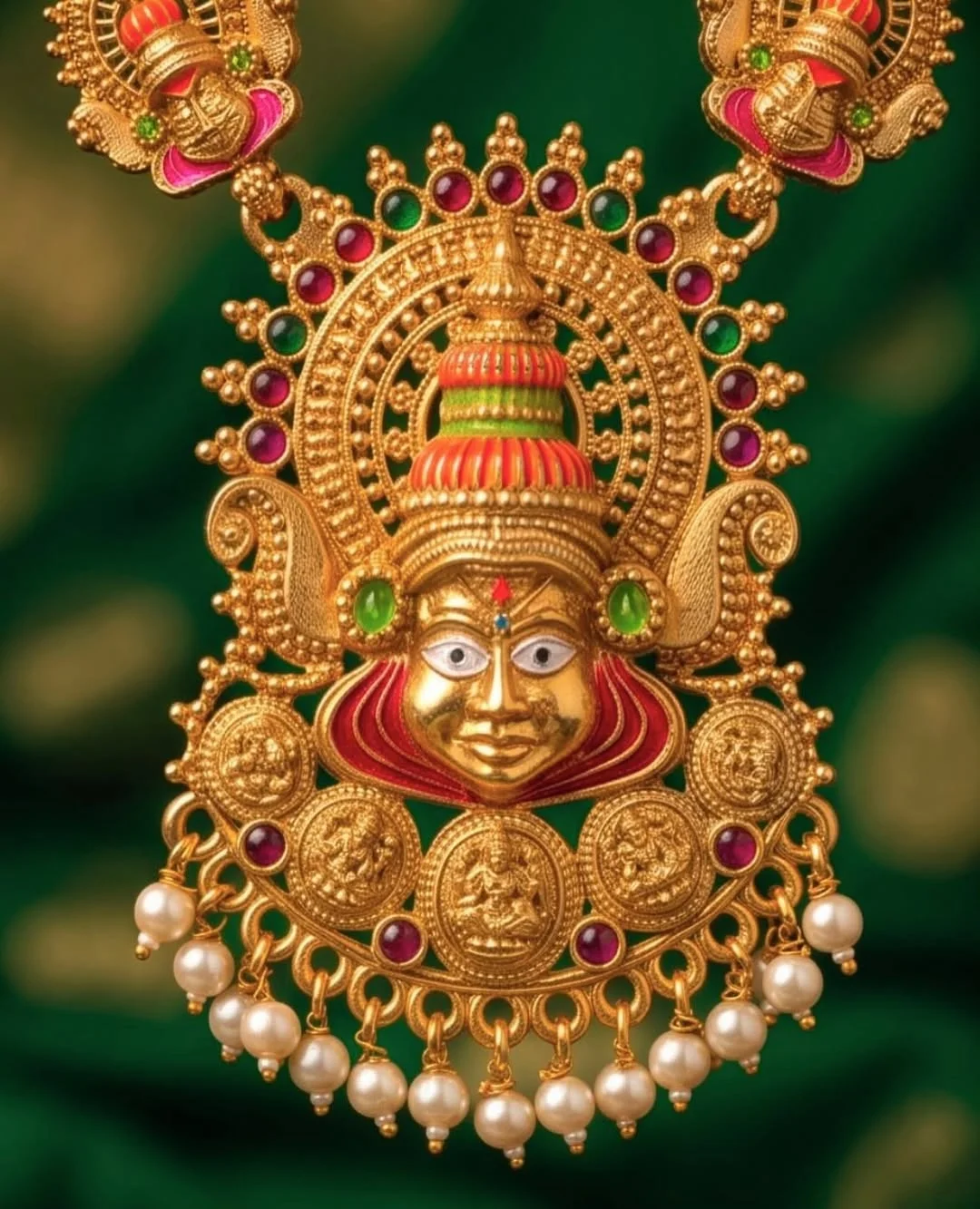 Antique Kathakali Haram alternate view