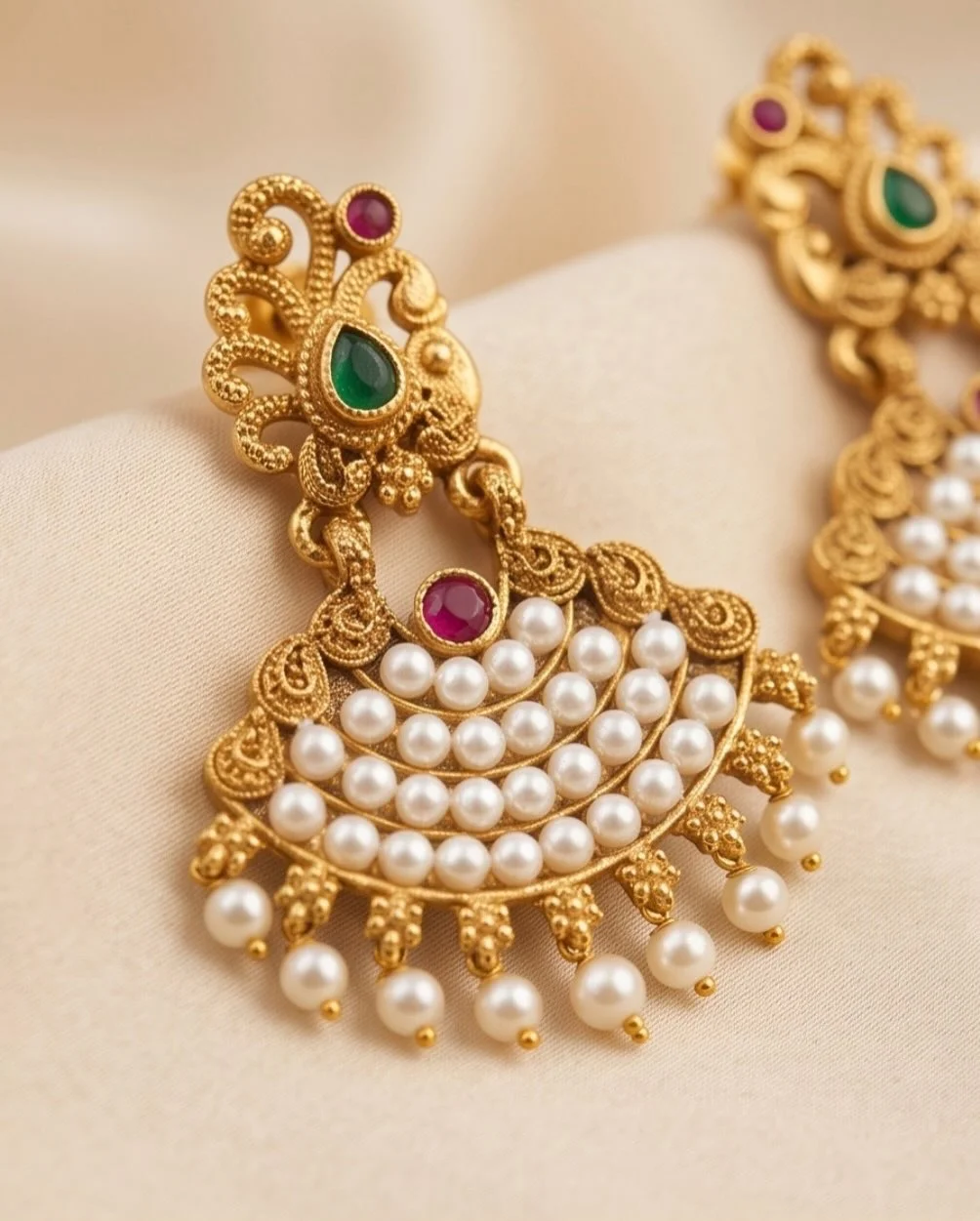 Pearl Pendant Necklace Set alternate view